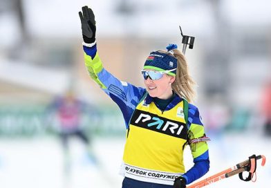 Белоруска Динара Алимбекова-Смольская победила в общем зачете Кубка Содружества по биатлону